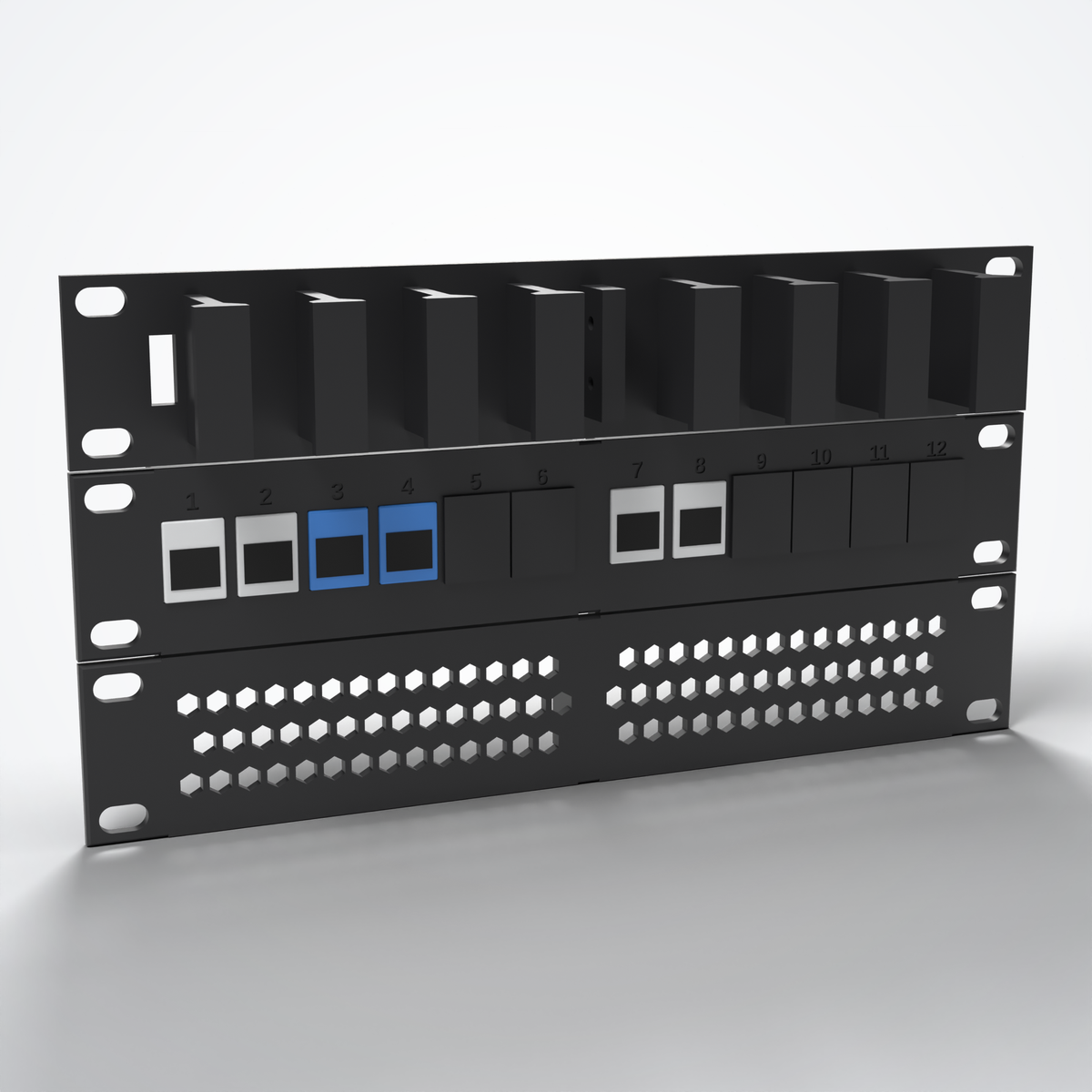 10-Inch Rack Finishing Kit (3U)