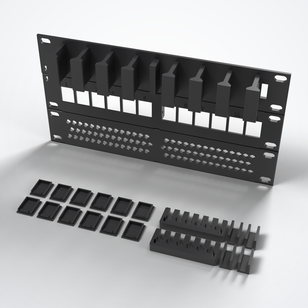 10-Inch Rack Finishing Kit (3U)