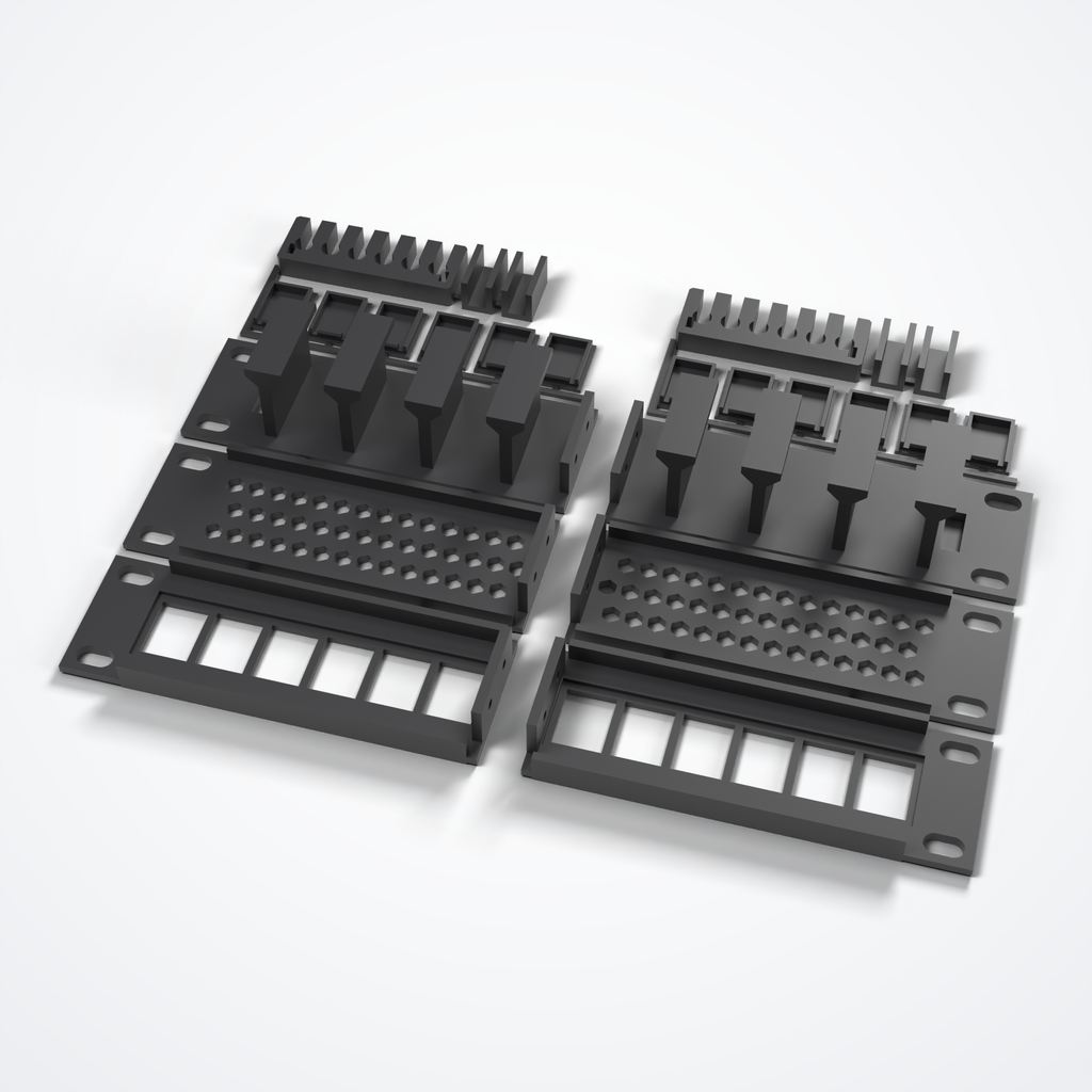 10-Inch Rack Finishing Kit (3U)