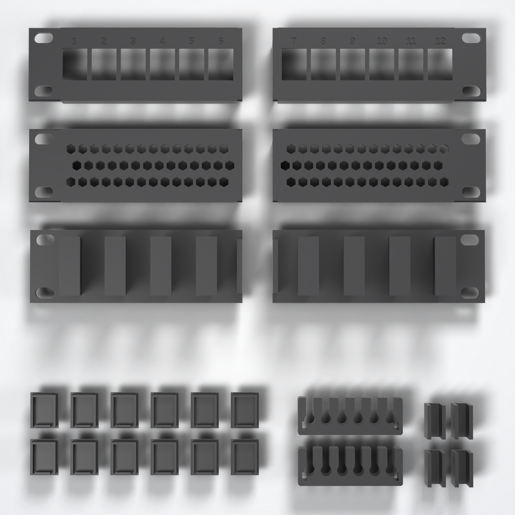 10-Inch Rack Finishing Kit (3U)