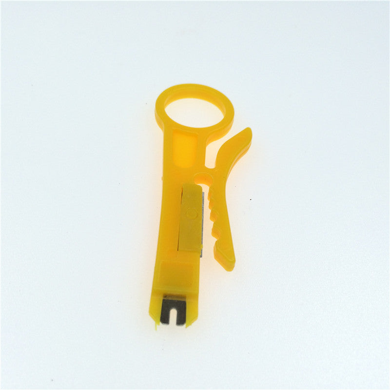 Network cable stripping pliers, alternate view
